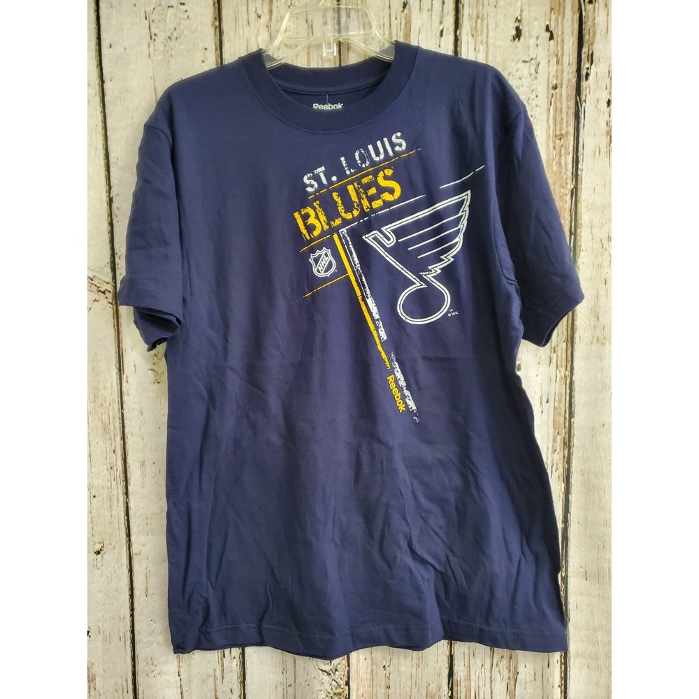 Reebok Men's Large St. Louis Blues Short Sleeve T‑Shirt Tee Shirt NEW TJ Oshie